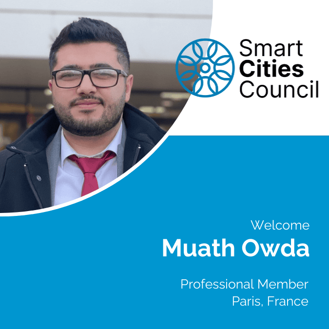 Welcome Muath Owda, New Smart Cities Council Member
